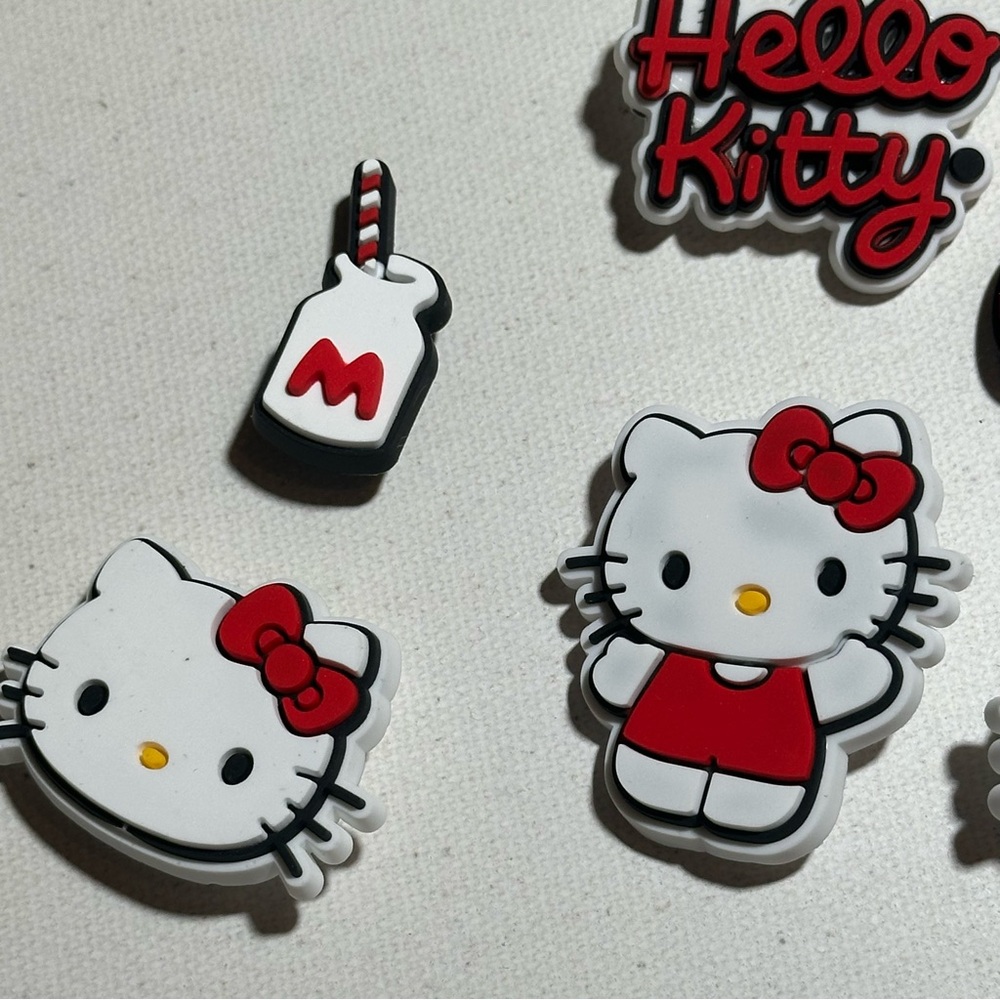 NEW SANRIO HELLO KITTY Silicone PVC Croc Inspired Shoe Charms - Picture 3 of 4